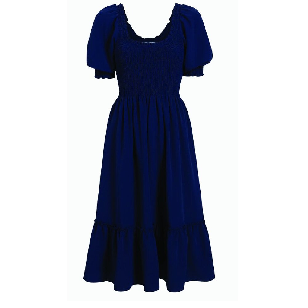 Hill House Home Louisa Nap Dress — Classic Navy Cotton (XXL)